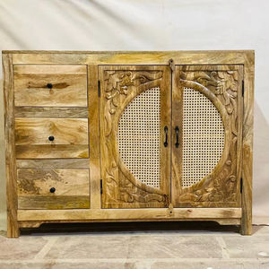 Nuevo Gabinete de Almacenamiento para Sala de Estar, de Madera Maciza Pintada a Mano, para Uso en el Hogar y Hoteles, Disponible para Compra en Línea en India - Product Image 1