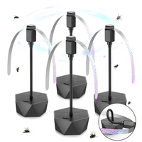 Jz Draagbare Solide Automatische UV-Insectenplaagvallen Elektrische Vliegenmoordenaar Oplaadbare Anti-Muggenlamp Op Batterijen