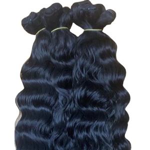 Extensiones de Cabello Humano Natural Ondulado Profundo, 100% Natural, con Punta Plana, Adhesivas, Textura Sedosa y Suave, Larga Duración, Calidad Premium - Product Image 4