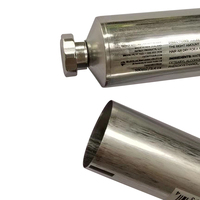 Revêtement en laque argentée ordinaire en aluminium Tube cosmétique en aluminium à presser vide personnalisé de 50ML