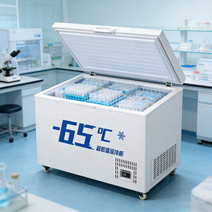 OEM ODM Efficace 550L -65 ℃   <span class=keywords><strong>Congélateur</strong></span> <span class=keywords><strong>coffre</strong></span> à porte coulissante simple pour la conservation sécurisée de glaces, desserts et boissons - Product Image 3