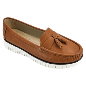 Ca444-1 Nuevos Mocasines Suaves Estilo Loafer, Zapatos Planos de <span class=keywords><strong>Ballet</strong></span> con Punta Redonda y Suela para Caminar, Calzado Casual Cómodo para Mujer - Product Image 2