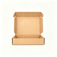 Boîte d'expédition pliable en carton ondulé épais noir pour vente en gros, avec logo personnalisé, pour emballage de produits de luxe et cadeaux