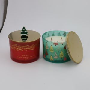 Di lusso Custom design cervo coperchio in metallo regalo di nozze olio essenziale profumato di soia <span class=keywords><strong>candele</strong></span> di cera per natale pasqua - Product Image 6
