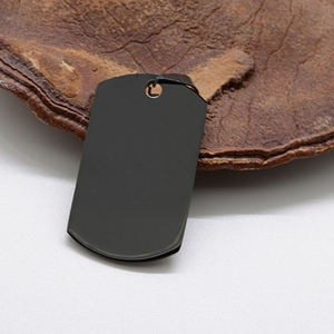 Etiqueta personalizada para perro, revestimiento <span class=keywords><strong>de</strong></span> sublimación blanco militar, barato - Product Image 4