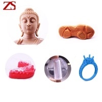 ZS perhiasan Resin cetak Uv 405nm murah pencetak 3d Resin Tan solusi biaya hitam mesin layanan prototipe Sla cepat Tiongkok