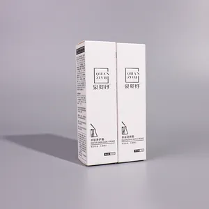 Luxe Verpakking Custom Doos Verpakking Cosmetische Opvouwbare Producten Doos Cosmetische Verpakking Voor Lotion