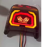 Nouveau design, pièces modifiées pour moto Bajaj Ct100, feu arrière de moto, feu de signalisation Ct100, modification de moto, feux arrière