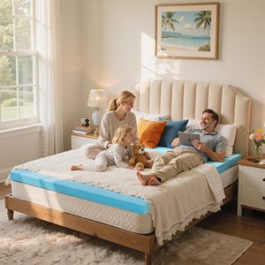 Sẵn Sàng Để Tàu Siêu Công Ty Dày 3 Inch Colchones Bộ Nhớ Bọt Trung Quốc Nệm Topper Đôi 10 Cm 10 Cm 4 Inch Dày Làm Mát Vua - Product Image 2