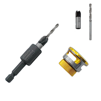 Broca avellanadora de carburo de tungsteno HSS con vástago hexagonal TC-Tools, con profundidad ajustable (0-12mm) y reemplazable