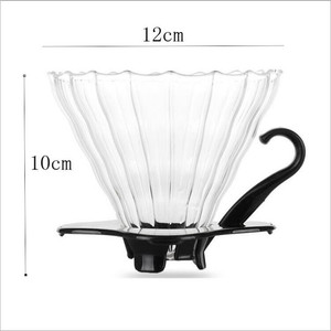 Verre Verser sur Café Entonnoir Goutteur de Cône de Café Brasseur Filtre <span class=keywords><strong>v60</strong></span> goutteur de café - Product Image 5