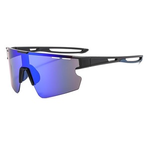Cycling Glasses <b>Full</b> Rim Spherical Polycarbonate UV400 Anti <b>Slip</b> Men's Outdoor Sport Goggles - Product Image 1