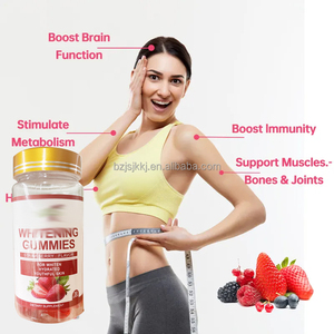 OEM Private Label integratori alimentari vegani avanzati sano collagene vitamina C E sbiancamento della pelle L-glutatione Gummies