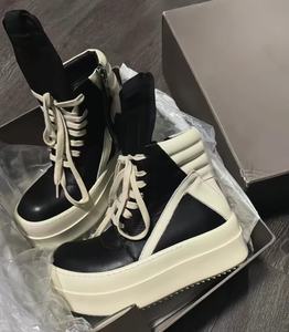 Zapatos de Diseñador Originales, Zapatos Deportivos de Cuero Genuino de Alta Gama, Modernos, Gruesos, Casuales, de Marca de Lujo para Hombre y Mujer - Product Image 3