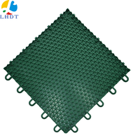 Dalles de sol modulaires polyvalentes en PP pour terrains de sport, système de revêtement de sol emboîtable pour intérieur et extérieur
