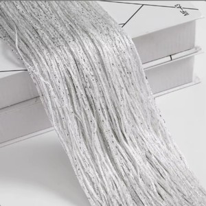 Vente chaude <span class=keywords><strong>mariage</strong></span> gland cordon coloré rideau décoration de la maison panneau fleurs tentures bande gland Cortinas chaîne rideau - Product Image 6