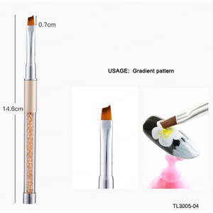 Kolinsky Acrylic Nail Brush Set Professional Nail Art Drawing Painting Brushes Salon Manicure UV <b>Gel</b> Kolinsky Nail Brush <b>Kit</b> - Product Image 6