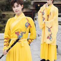 批发款式 尺寸和颜色的汉服的男人 阿里巴巴