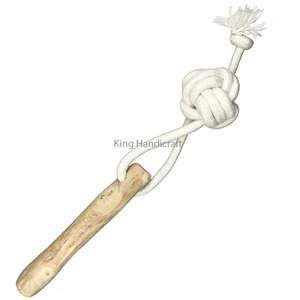 Juguete Ecológico Natural para Perros Hecho a Mano en Vietnam, de Madera de Café Mediana, para Masticar y Jugar Diariamente - Product Image 1