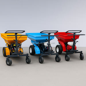 Chariot d'épandage d'<span class=keywords><strong>engrais</strong></span> de <span class=keywords><strong>pelouse</strong></span> à essence automoteur avec grande trémie <span class=keywords><strong>pour</strong></span> le transport d'<span class=keywords><strong>engrais</strong></span> et de jardin - Product Image 1