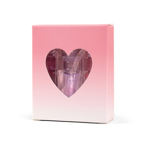 Ensemble de gloss à lèvres transparents en tube carré en forme de cœur, 3 pièces, huile à lèvres hydratante changeante de couleur pour femmes, maquillage - Product Image 5