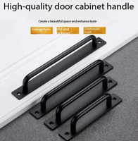 Poignée auto-adhésive en aluminium pour porte coulissante, sans perçage, pour tiroir de meuble, fenêtre, balcon, quincaillerie de mobilier