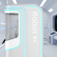 Máquina de Helado Suave de 3 Sabores, Robot Expendedor de Helados, Máquina Expendedora de Helados con Monedas, Dispensador de Dulces
