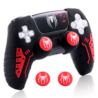 Coque de protection pour manette de jeu, résistante aux rayures, aux chutes et à l'usure, thème personnalisé, autocollant en silicone P5 pour joystick