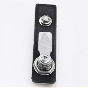 जस्ता मिश्र धातु रॉड नियंत्रण स्विंग हैंडल लॉक पैडलॉबल इलेक्ट्रिक पैनल कैबिनेट लॉक, धूल कवर कुंजी 333 - Product Image 5