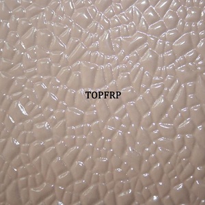 Feuille de fibre de verre FRP GRP enduite de gel, gaufrée et texturée - Product Image 5
