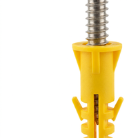 Cheville d'expansion auto-perceuse en acier pour cloison sèche 8*40mm, capacité de charge 30 lb, amovible