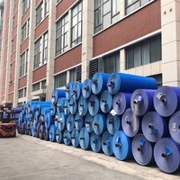 Xieqiao 100% bâche PE imperméable pour la couverture de camion tissé emballage de balles de pièces teintées en plaine, et rouleau d'emballage PE laminé chaîne