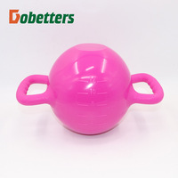 Kettlebell en PVC pour le yoga et le fitness, avec poignées binaurales, équipement de sport, haltères pour le Pilates et le modelage du corps