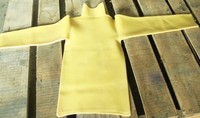 Veste en caoutchouc latex pour machine à pulvériser de veste en jean