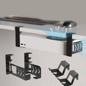 Support de fixation sous le bureau sans perçage pour <span class=keywords><strong>console</strong></span> <span class=keywords><strong>Xbox</strong></span> Series S, installation <span class=keywords><strong>portable</strong></span> et support de manette en métal - Product Image 1