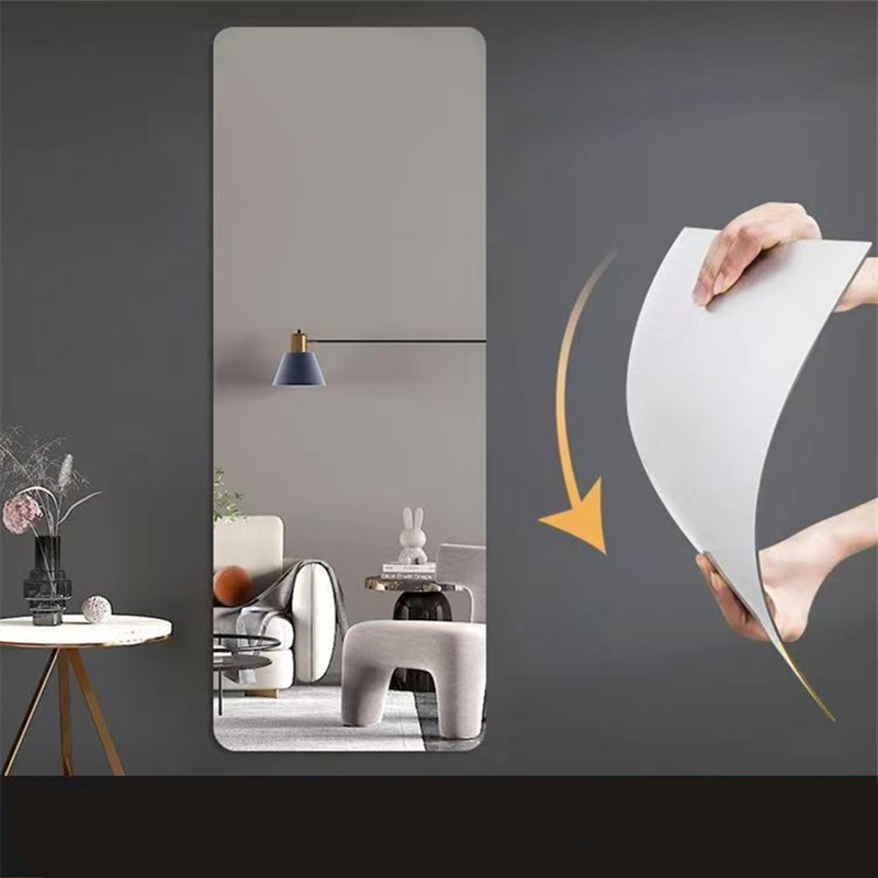 Transparent Oval Bathroom Mirror
