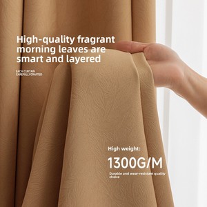 <span class=keywords><strong>Tende</strong></span> Francesi di Alta Gamma Shaoxing, Oscuranti Totali in Jacquard con Stile Semplice Color Crema per Camera <span class=keywords><strong>da</strong></span> Letto e Soggiorno, Personalizzabili con Alta Precisione - Product Image 1