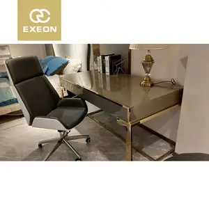 Легкий роскошный современный стол и стул простой американский офисный стол