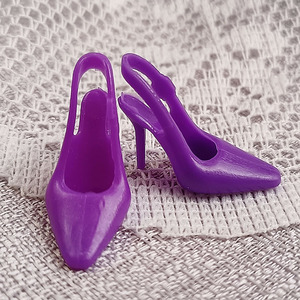 Nueva llegada: Miniatura de plástico 1/6, oferta, 30 cm, zapatos de tacón alto, bailarinas y zapatillas <span class=keywords><strong>para</strong></span> muñecas BJD y Barbie - Product Image 2