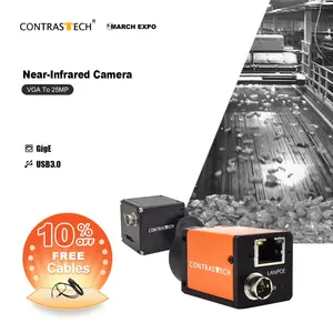 Beliebte 5 fps  75 fps multispektraler professioneller infrarot-SDK 1280x1024 Hochgeschwindigkeits-IR-Kamera NIR Roboterkamera für Lebensmittelsortierung