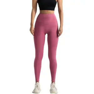 High Waist Hip Lift Yoga Pants with Belly Contracting Feel ZoneTLine's Best Running Sports Tights-No Cross-Border Zone