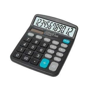 Hot Selling Joinus Customized Logo Multifunction 12 Digit Office Electronic Financial Calculator