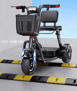 Triciclo Eléctrico Plegable desde Almacén en UE Batería de Plomo-Ácido de 36V 10A Conducción Fácil Velocidad 25KM/H Patinete Eléctrico de Movilidad de 3 Ruedas para Adultos - Product Image 4