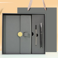 Carnet A5 personnalisé boîte-cadeau d'affaires avec porte-carte stylo boîte de journal bureau cahier personnalisé coffret cadeau 2024 nouvelles idées de produits