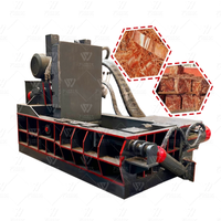Compacteur horizontal industriel pour copeaux de métal de fonderie