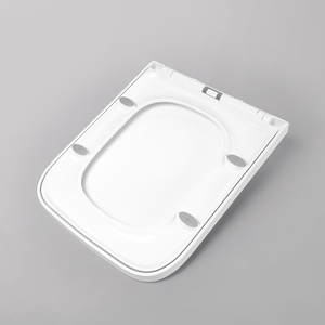 Moderna <span class=keywords><strong>Tapa</strong></span> <span class=keywords><strong>de</strong></span> Inodoro Cuadrada Europea <span class=keywords><strong>de</strong></span> Fácil Limpieza con Pernos Metálicos en Forma <span class=keywords><strong>de</strong></span> U para Mujer - Product Image 4