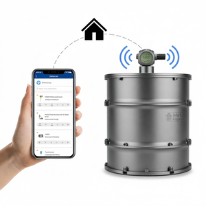 Indicador de Nivel de Agua Inalámbrico de Acero Inoxidable, Sensor 4G/Lora para Tanques de Combustible/Líquidos con Precisión del 0.2%, Rango de -1~20 bar - Product Image 5