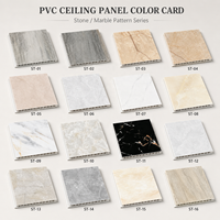 Panel de Techo de PVC con Efecto Mármol WYRAX de 200 mm y 7,5 mm para Duchas, Superficie Lisa y Fácil de Limpiar con Sistema de Encaje