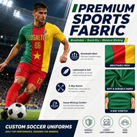 Camiseta de Fútbol Personalizada con Insignia del Equipo, Nombre y Número, Ropa Deportiva Transpirable para Partidos de Fútbol