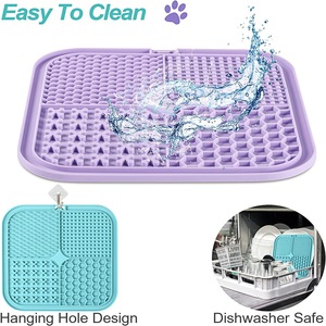 Wholesale <b>Silicone</b> Treatment Bowl Pet Slow Feeder <b>Mats</b> for Anxiety Dog Lick <b>Mat</b> - Product Image 2